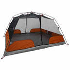 Trekkingzelt Grau und Orange 4-Personen