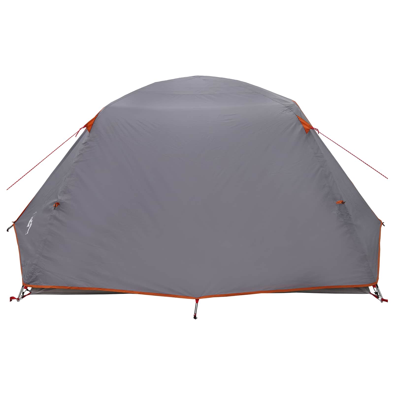 Trekkingzelt Grau und Orange 4-Personen