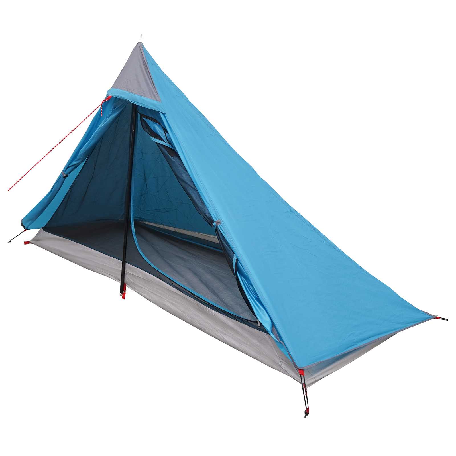 Trekkingzelt Blau 222 x 85 x 125 cm
