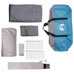 Tunnelzelt Blau 560 x 395 x 212 cm