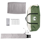 Toilettenzelt Grün 10 Personen