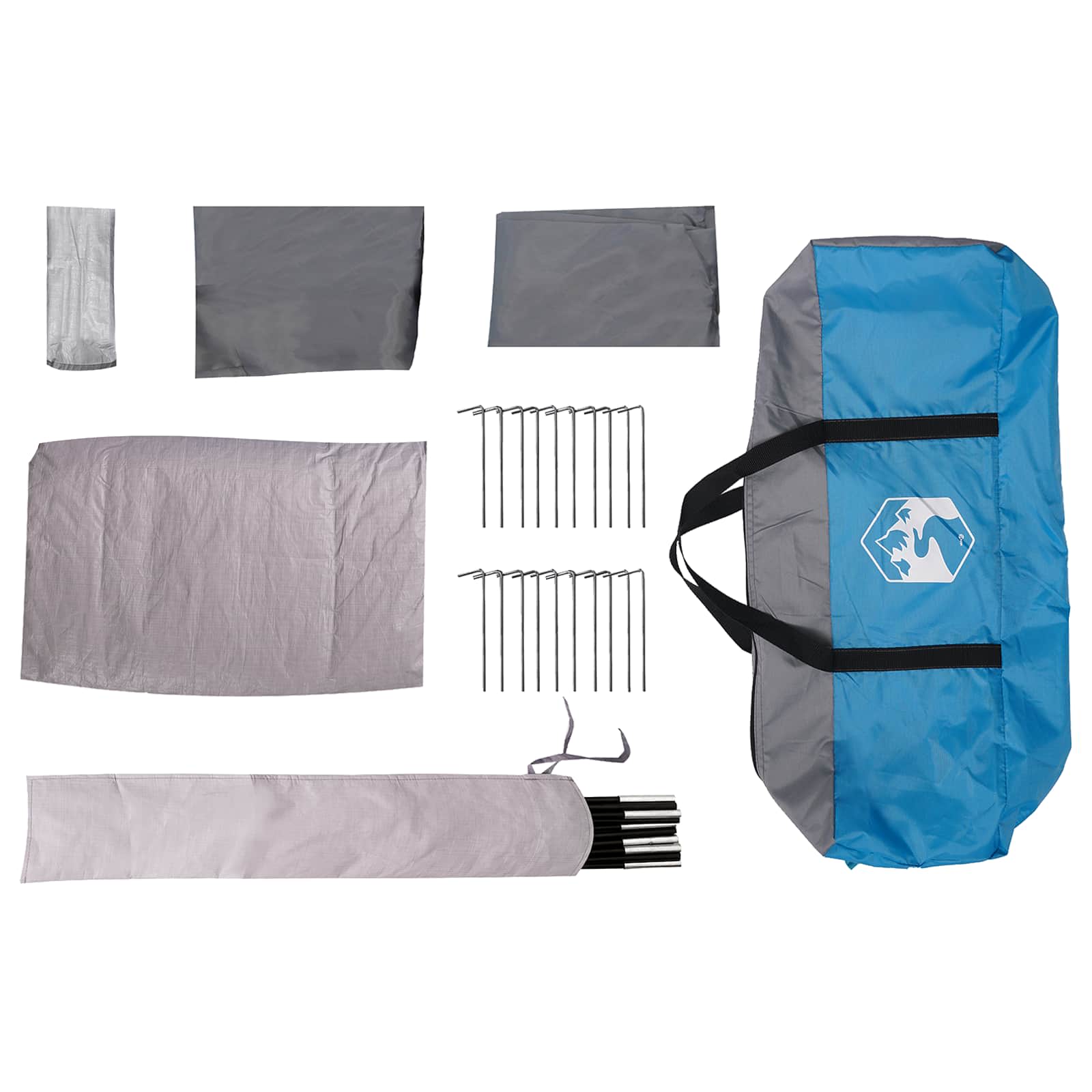 Sofort Zelt Blau 524 x 232 x 192 cm