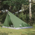 Trekkingzelt Grün 4-Personen 185T Polyester mit PU-Beschichtung