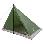 Trekkingzelt Grün 4-Personen 185T Polyester mit PU-Beschichtung