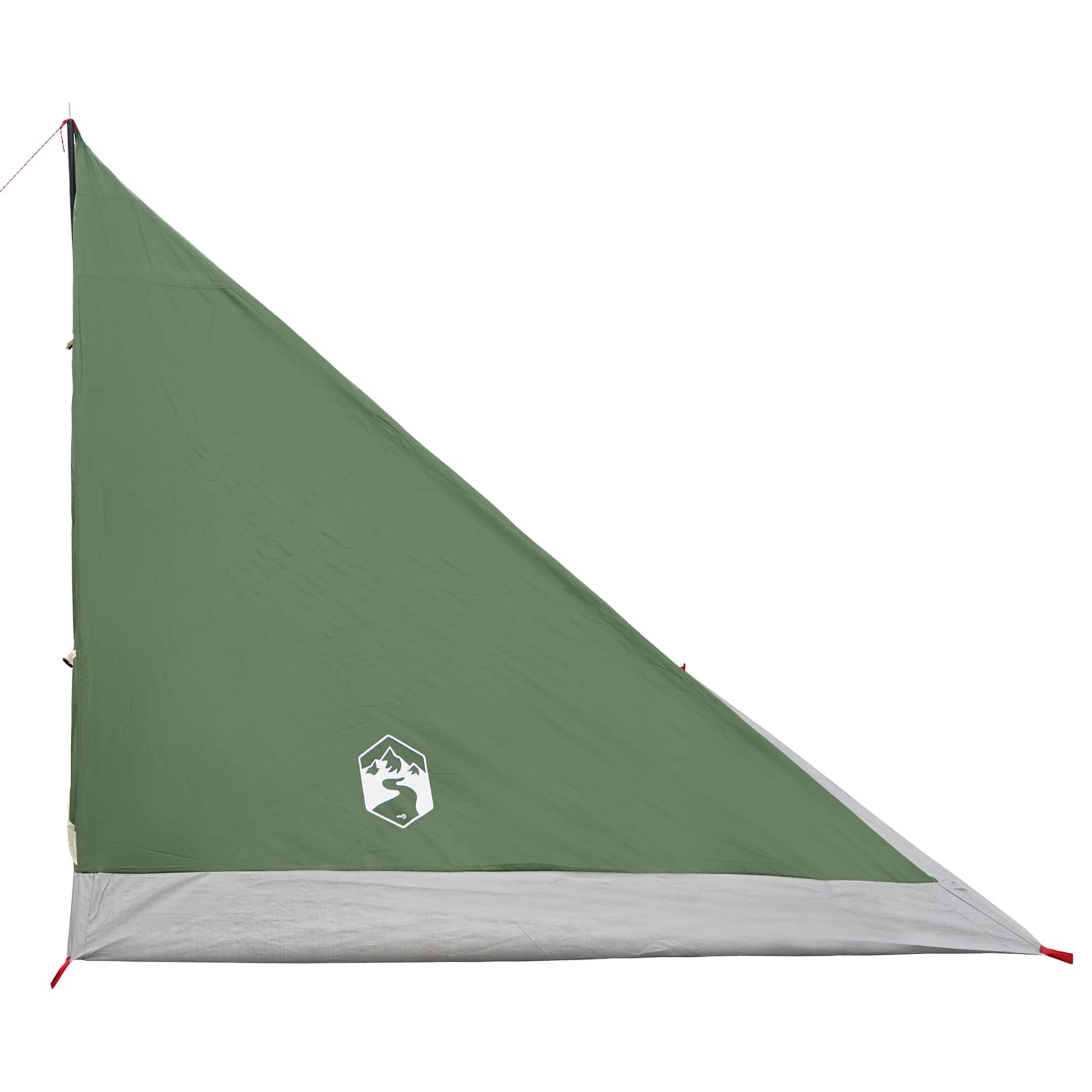 Trekkingzelt Grün 4-Personen 185T Polyester mit PU-Beschichtung