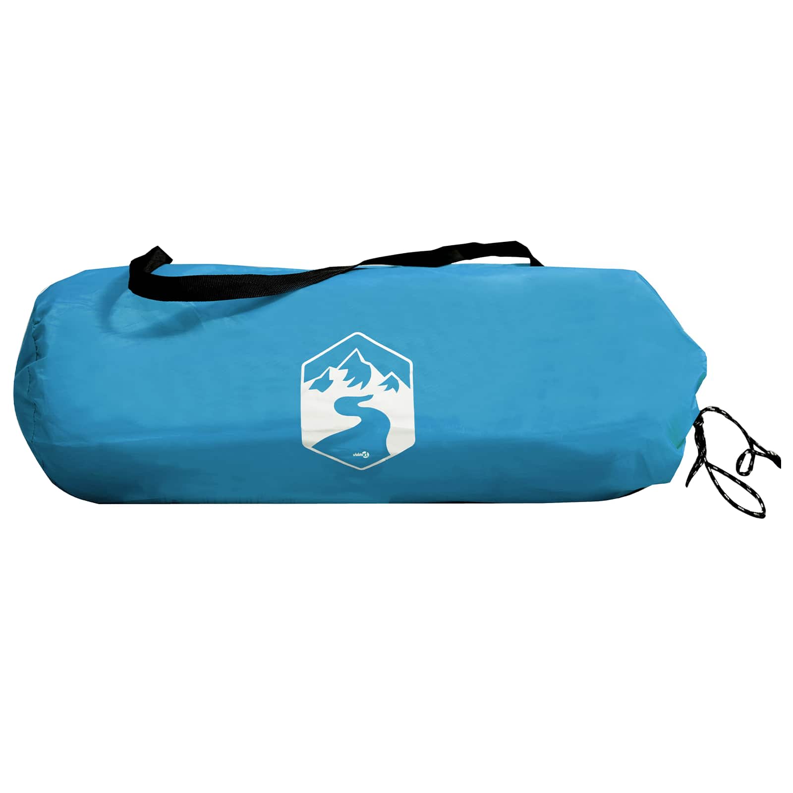 Trekkingzelt Blau 4-Personen 185T Polyester mit PU-Beschichtung