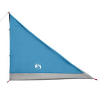 Trekkingzelt Blau 4-Personen 185T Polyester mit PU-Beschichtung