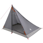 Trekkingzelt Grau und Orange 4-Personen