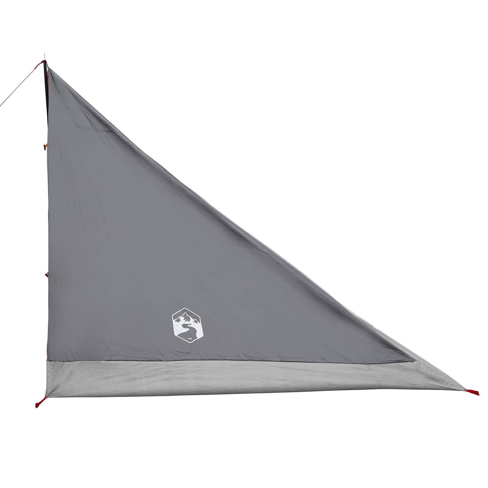 Trekkingzelt Grau und Orange 4-Personen