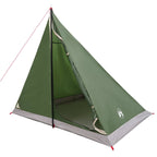 Trekkingzelt Grün 2-Personen 185T Polyester mit PU-Beschichtung