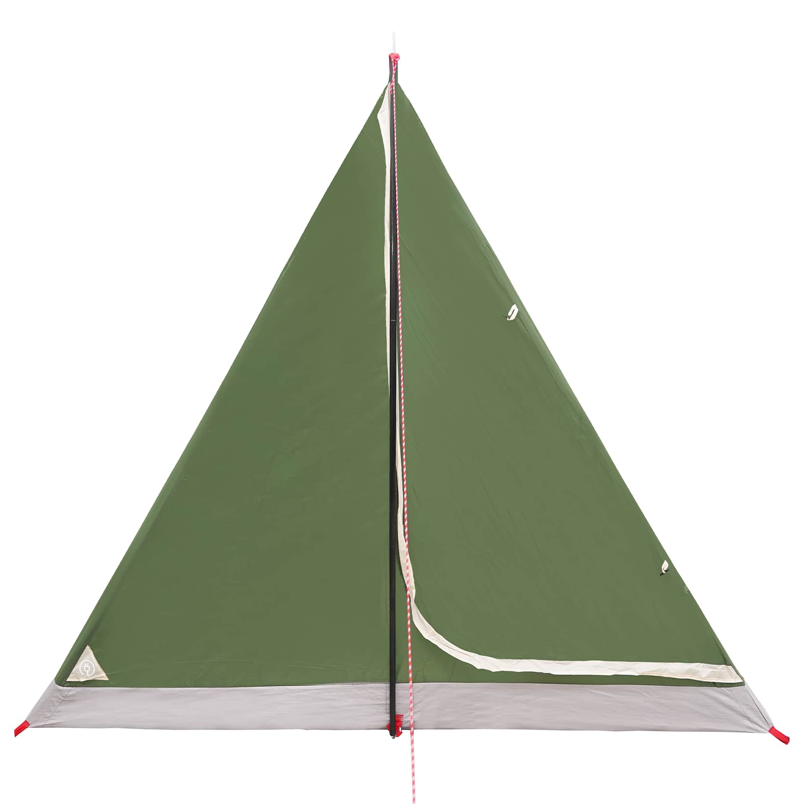 Trekkingzelt Grün 2-Personen 185T Polyester mit PU-Beschichtung