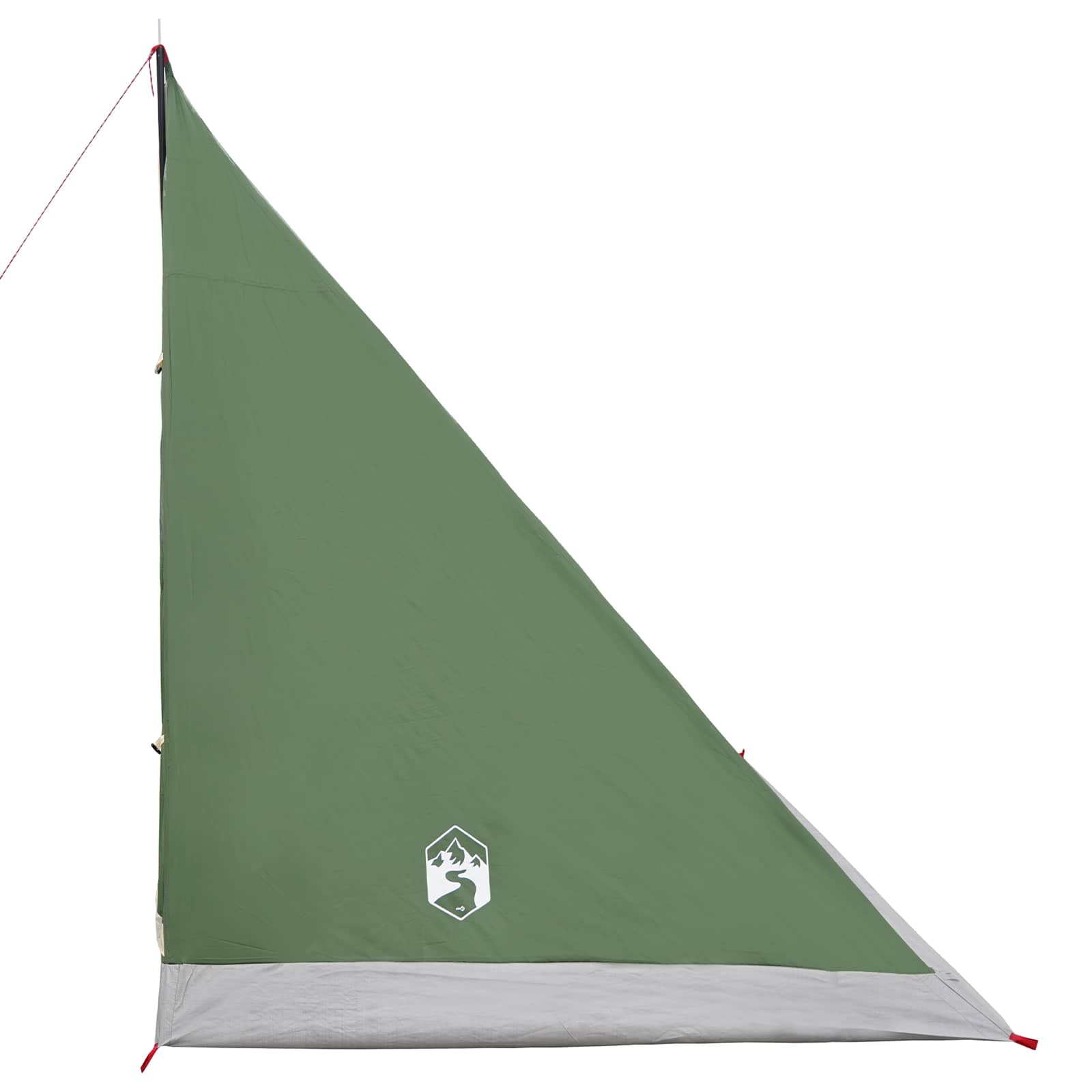 Trekkingzelt Grün 2-Personen 185T Polyester mit PU-Beschichtung