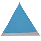 Trekkingzelt Blau 2-Personen 185T Polyester mit PU-Beschichtung