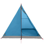 Trekkingzelt Blau 2-Personen 185T Polyester mit PU-Beschichtung