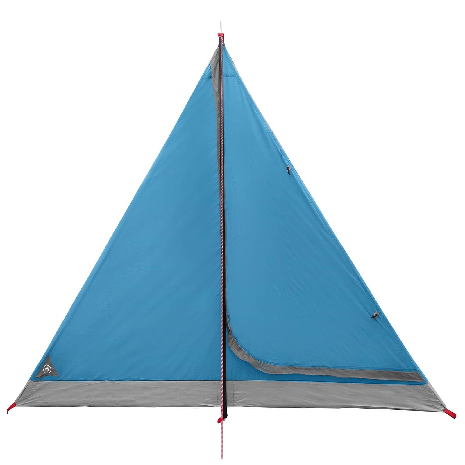 Trekkingzelt Blau 2-Personen 185T Polyester mit PU-Beschichtung