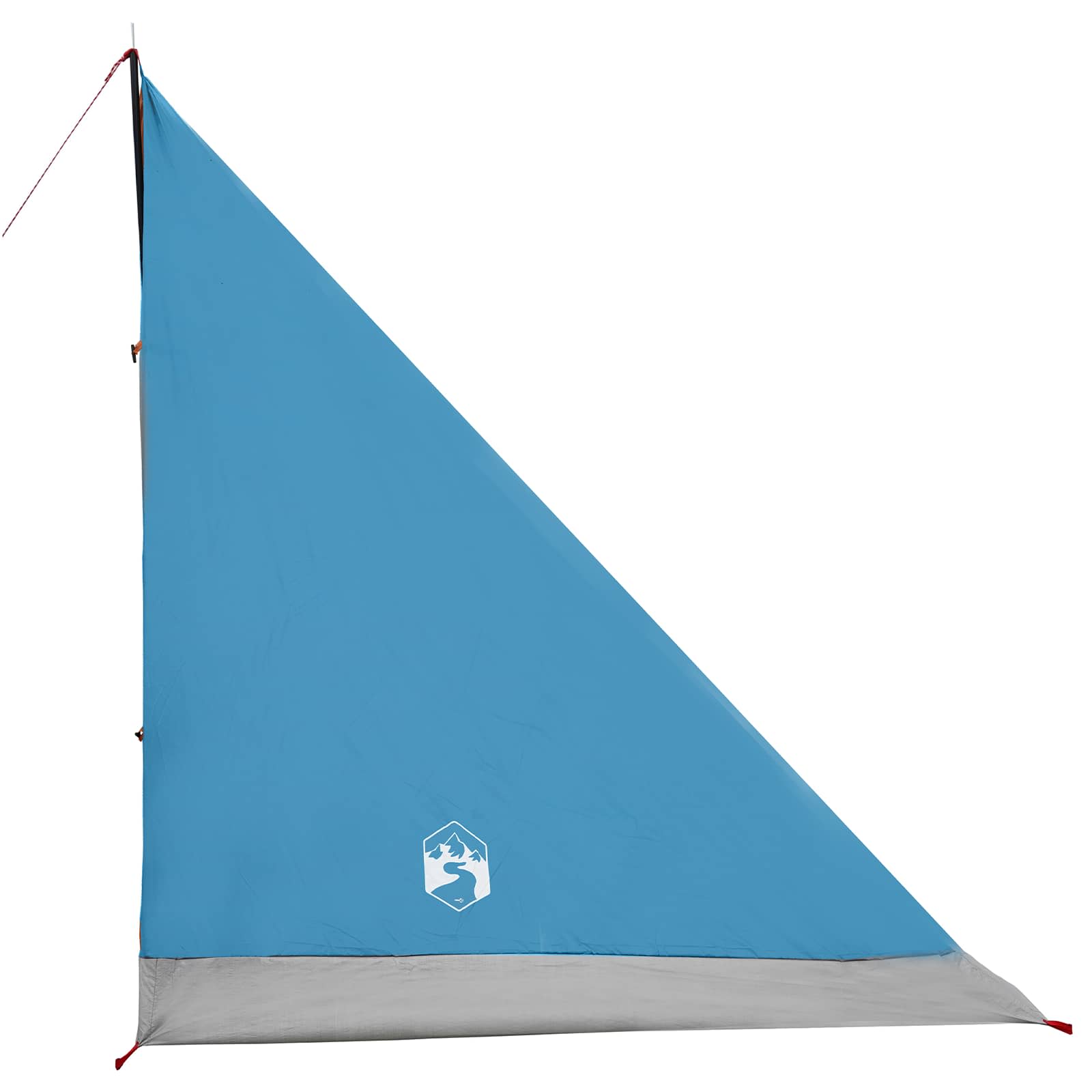 Trekkingzelt Blau 2-Personen 185T Polyester mit PU-Beschichtung