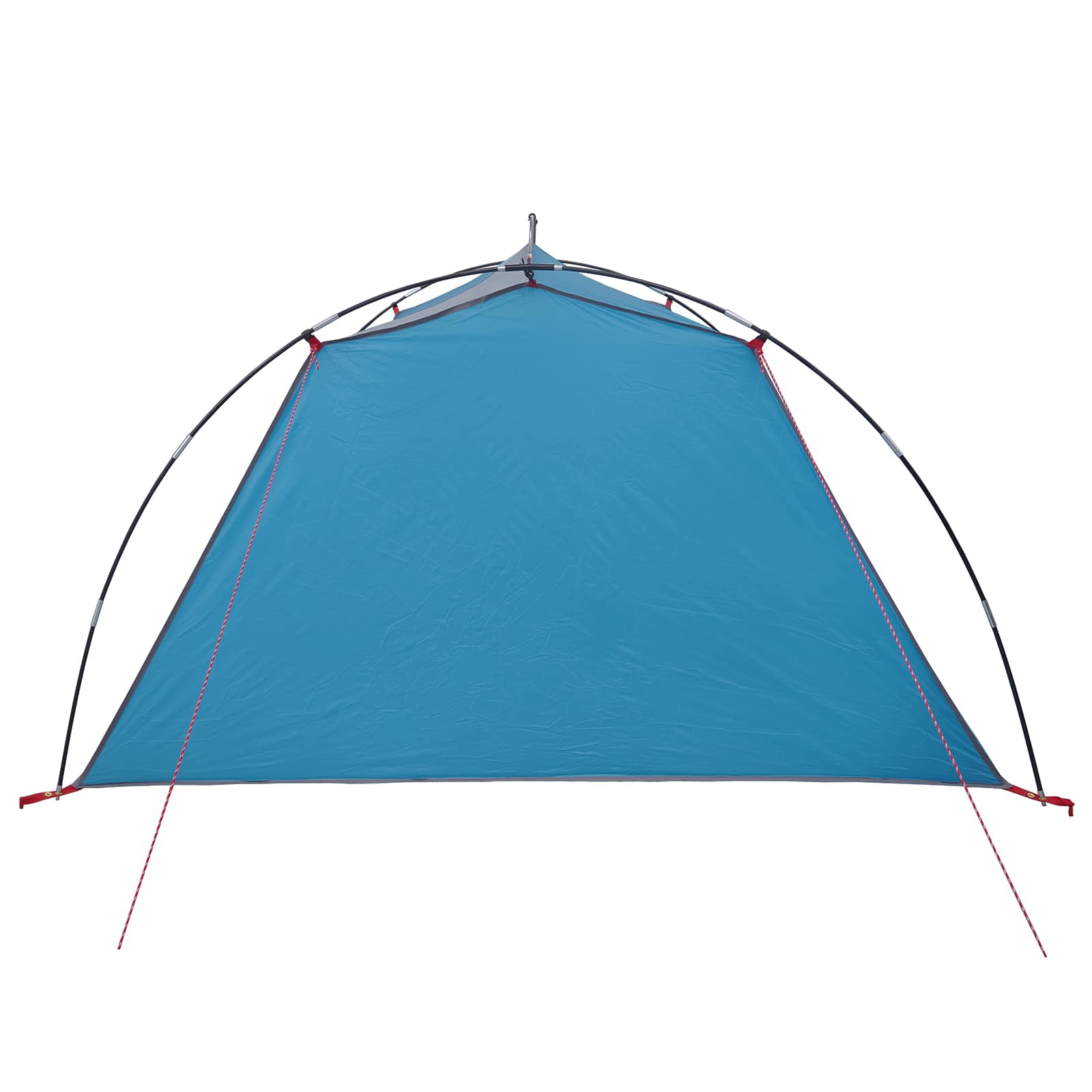 Tunnelzelt Blau 4-Personen 185T Polyester mit PU-Beschichtung