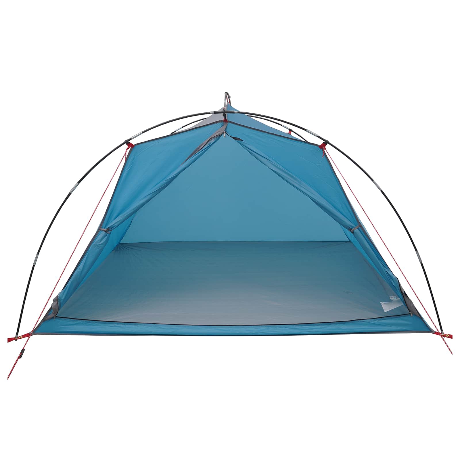 Tunnelzelt Blau 4-Personen 185T Polyester mit PU-Beschichtung