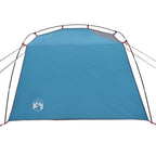 Tunnelzelt Blau 4-Personen 185T Polyester mit PU-Beschichtung