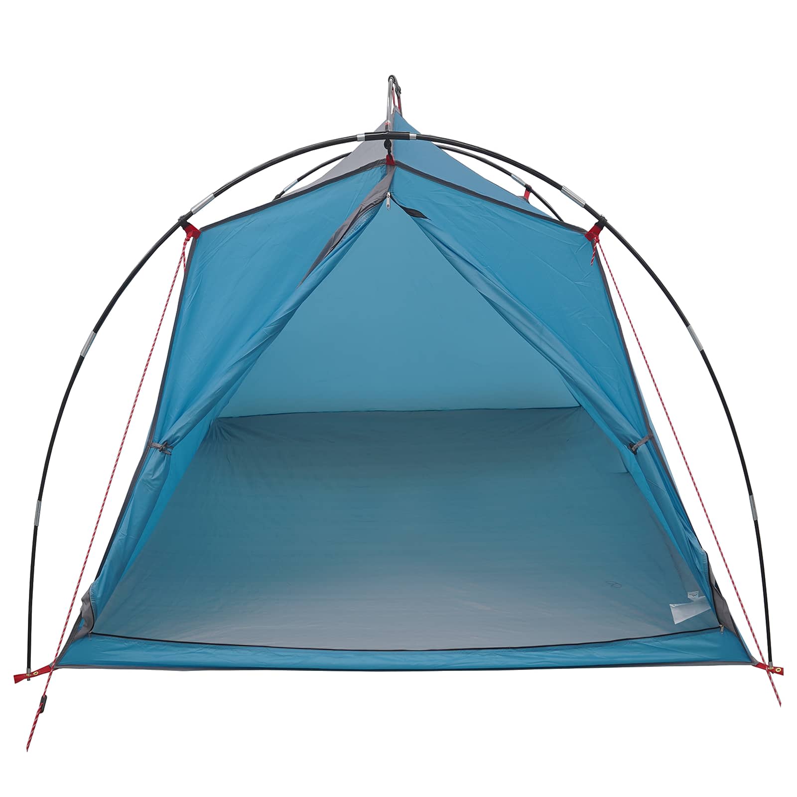 Tunnelzelt Blau 2-Personen 185T Polyester mit PU-Beschichtung