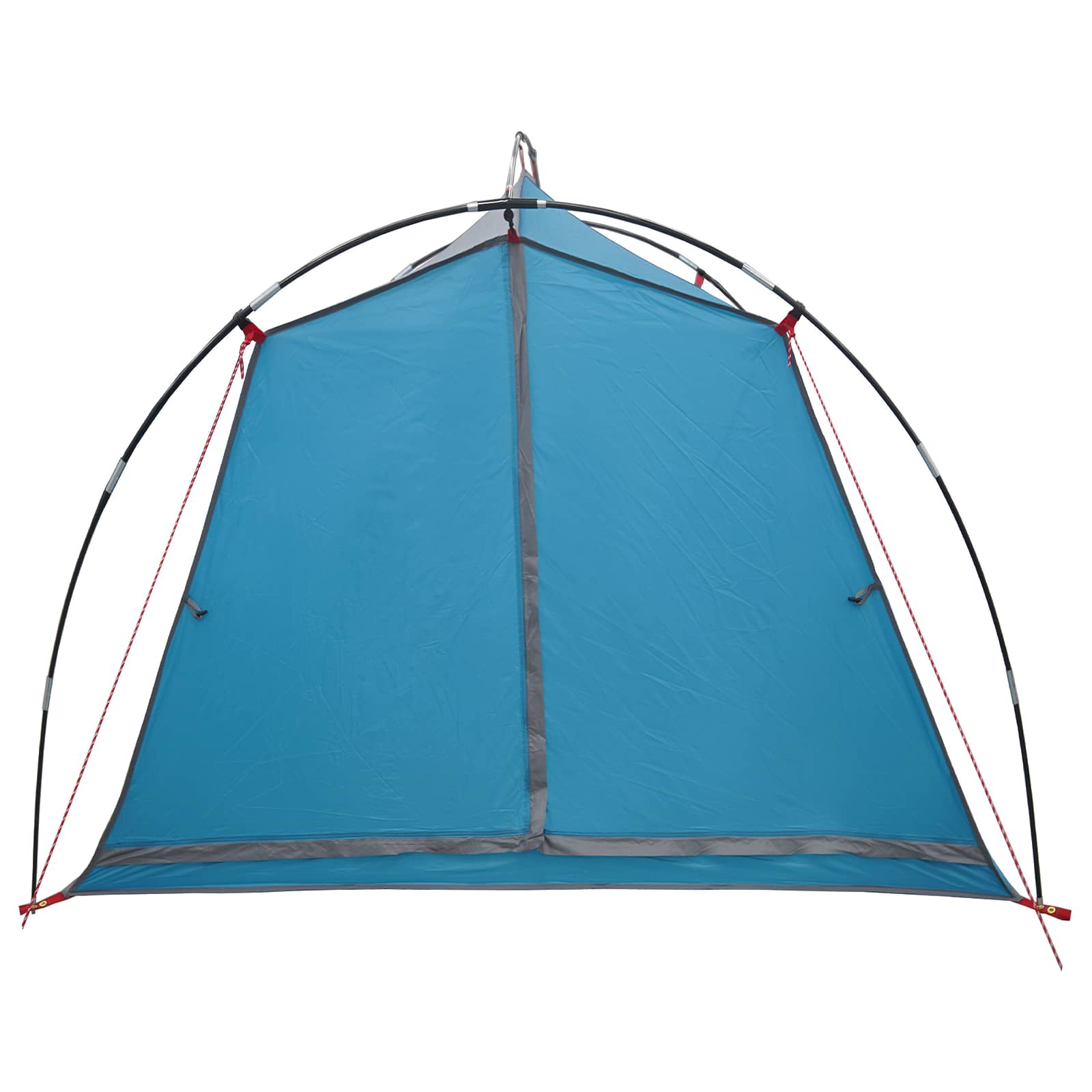 Tunnelzelt Blau 2-Personen 185T Polyester mit PU-Beschichtung