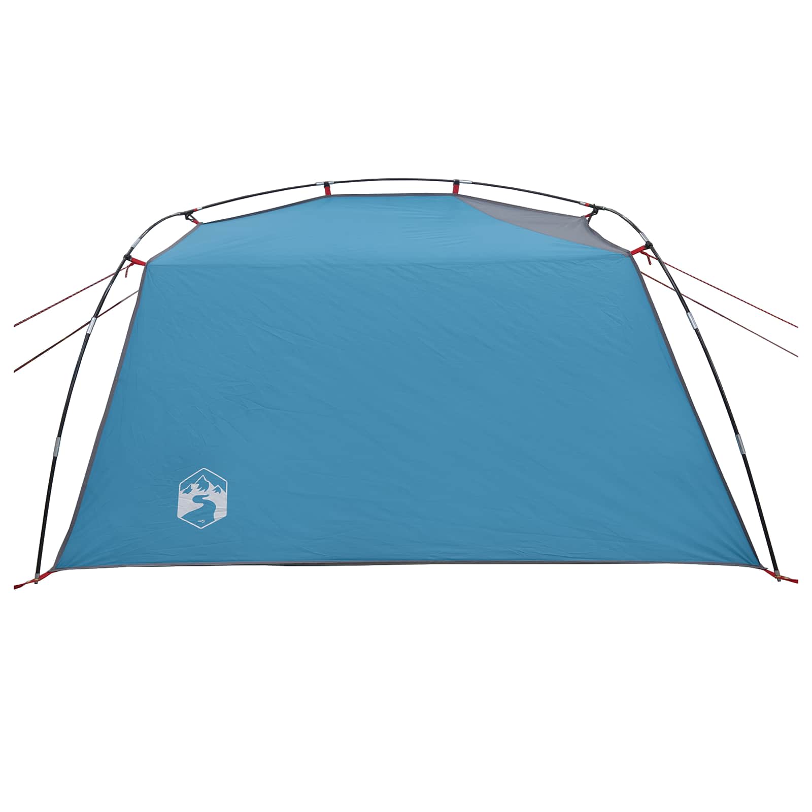 Tunnelzelt Blau 2-Personen 185T Polyester mit PU-Beschichtung