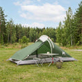 Trekkingzelt Grün 4-Personen 185T Polyester mit PU-Beschichtung