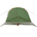Trekkingzelt Grün 4-Personen 185T Polyester mit PU-Beschichtung