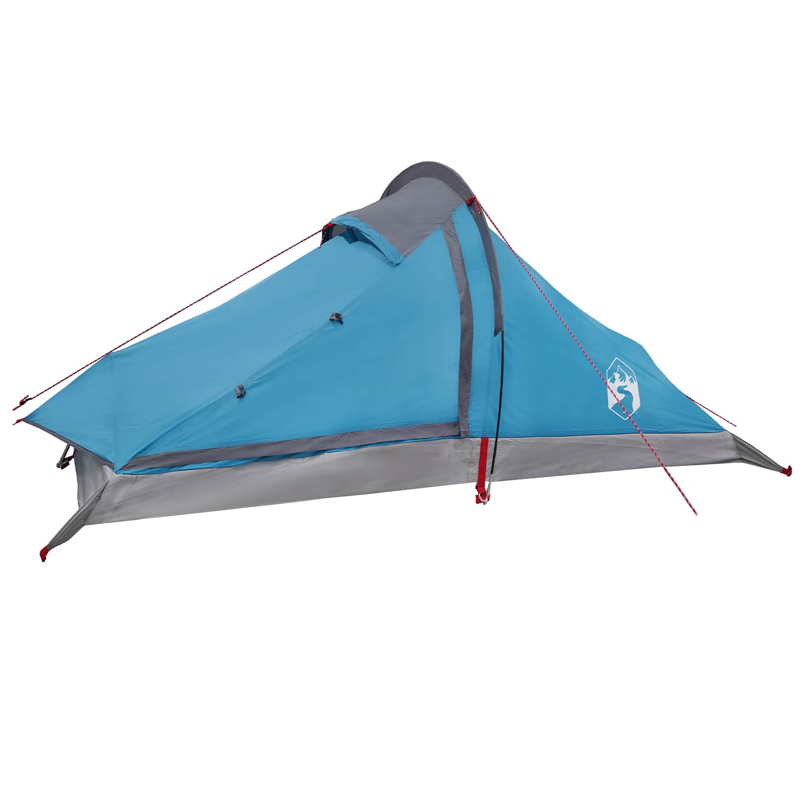 Trekkingzelt Blau 4-Personen 185T Polyester mit PU-Beschichtung
