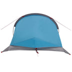 Trekkingzelt Blau 4-Personen 185T Polyester mit PU-Beschichtung