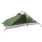 Trekkingzelt Grün 2-Personen 185T Polyester mit PU-Beschichtung