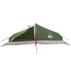 Trekkingzelt Grün 2-Personen 185T Polyester mit PU-Beschichtung