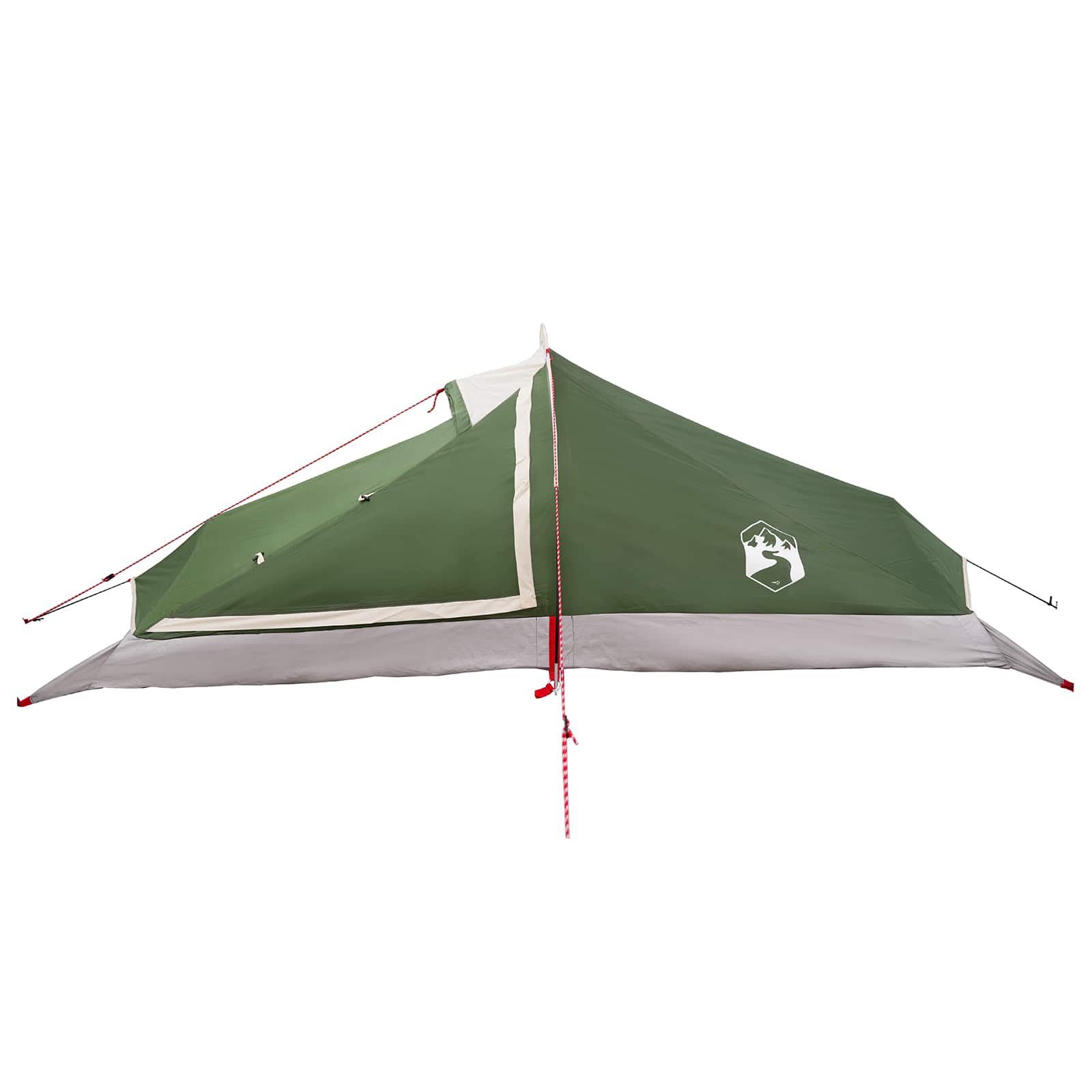 Trekkingzelt Grün 2-Personen 185T Polyester mit PU-Beschichtung
