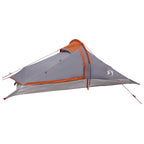 Trekkingzelt Grau und Orange 2-Personen
