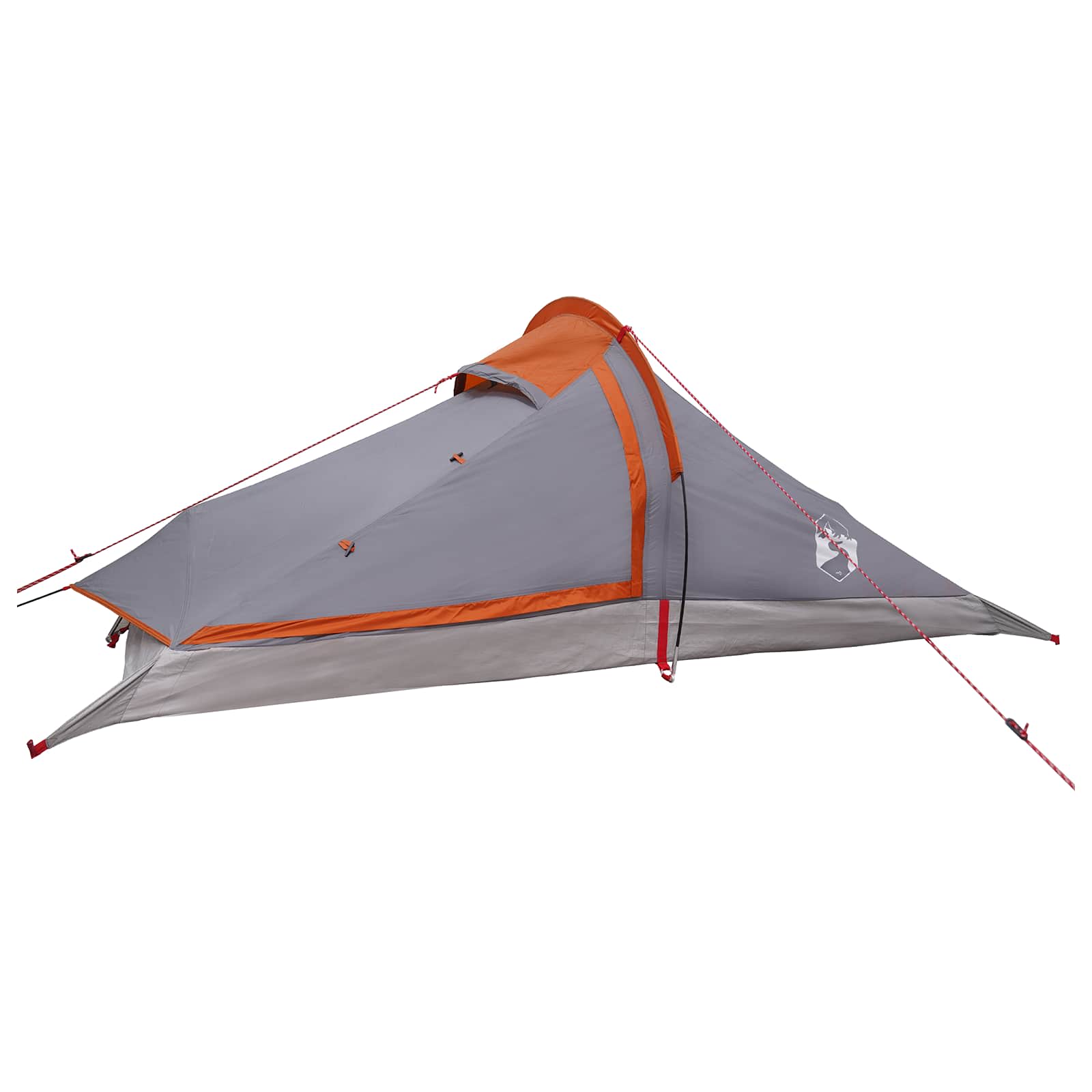 Trekkingzelt Grau und Orange 2-Personen