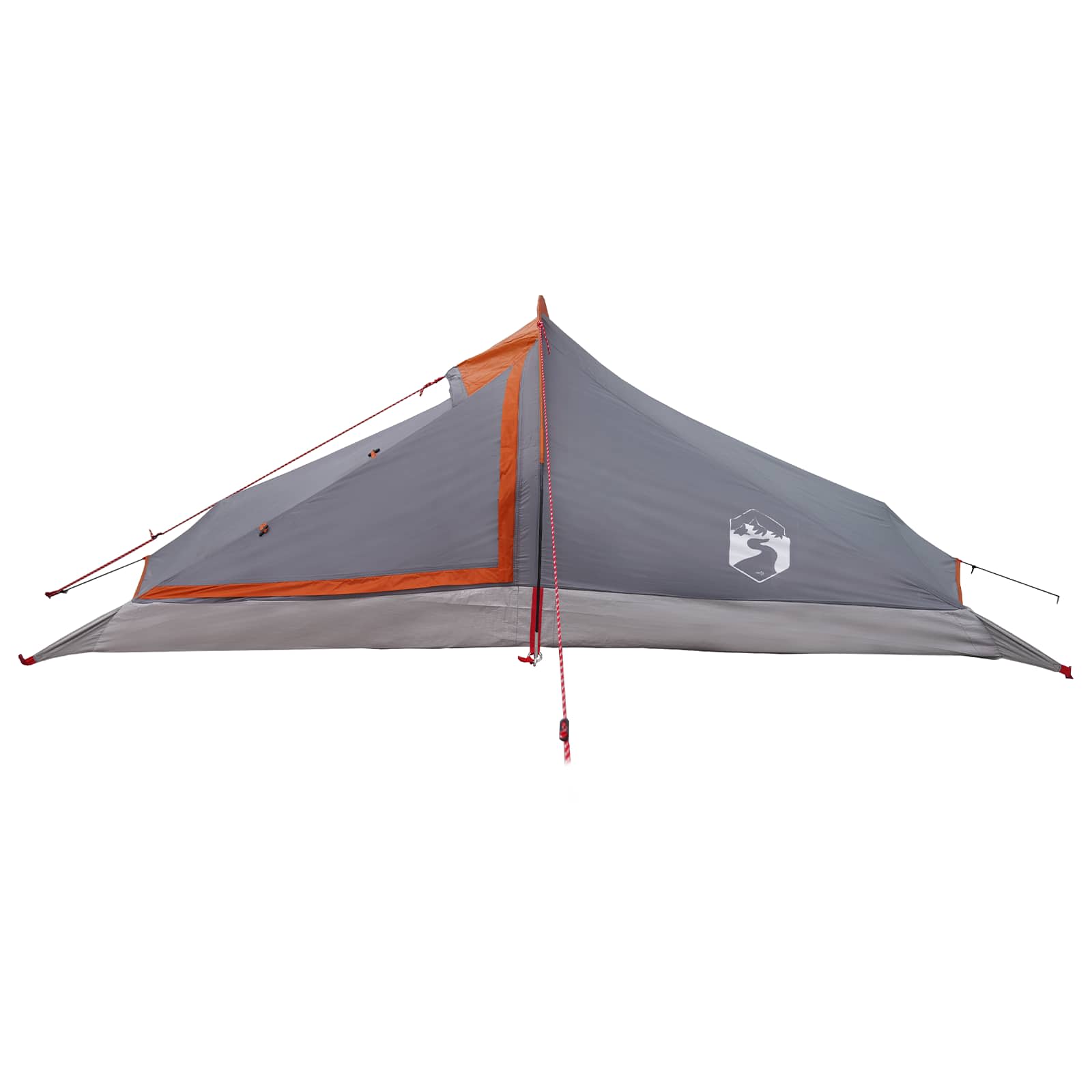 Trekkingzelt Grau und Orange 2-Personen
