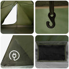 Trekkingzelt Olive Grün 4-Personen