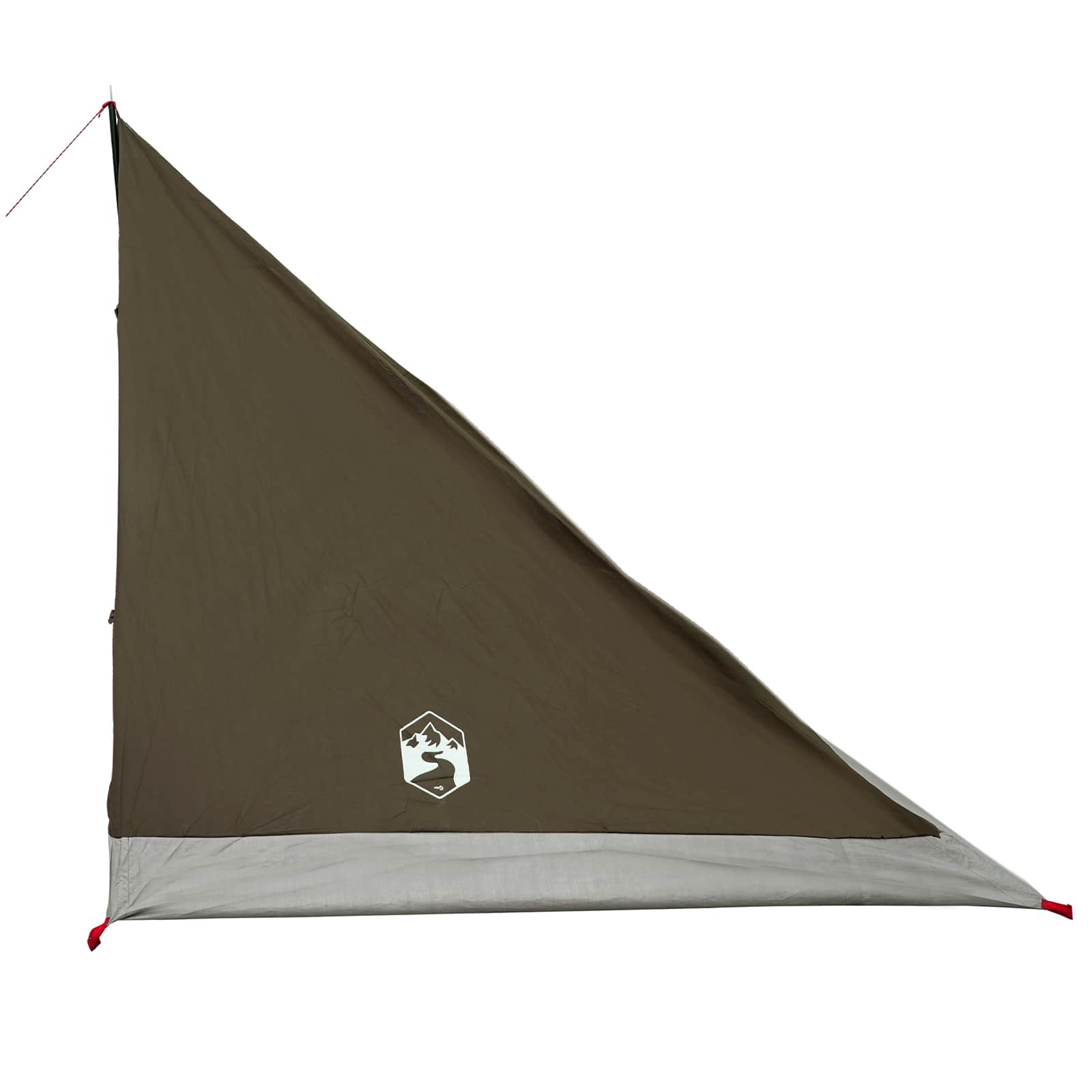 Trekkingzelt Braun und Grau 4-Personen