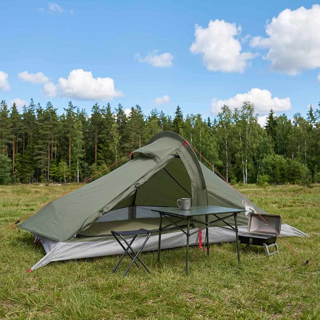 Trekkingzelt Olive Grün 4-Personen