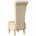 Schlafsessel Creme 56,5 x 70 x 110 cm Stoff