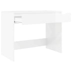 Schreibtisch Hochglanz Weiß 100 x 50 x 78 cm Holzwerkstoff