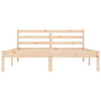Bettrahmen Natur 208,5 x 157,5 x 69,5 cm Massivholz Kiefer