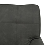Lounge-Liege mit Kissen Schwarz 91 x 157 x 91 cm Kunstleder
