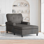 Lounge-Liege mit Kissen Schwarz 91 x 157 x 91 cm Kunstleder