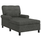 Lounge-Liege mit Kissen Schwarz 91 x 157 x 91 cm Kunstleder