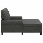 Lounge-Liege mit Kissen Schwarz 91 x 157 x 91 cm Kunstleder