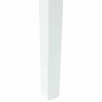 Esszimmerstühle 2 pcs Weiß 54 x 57 x 73 cm Massives Gummiholz