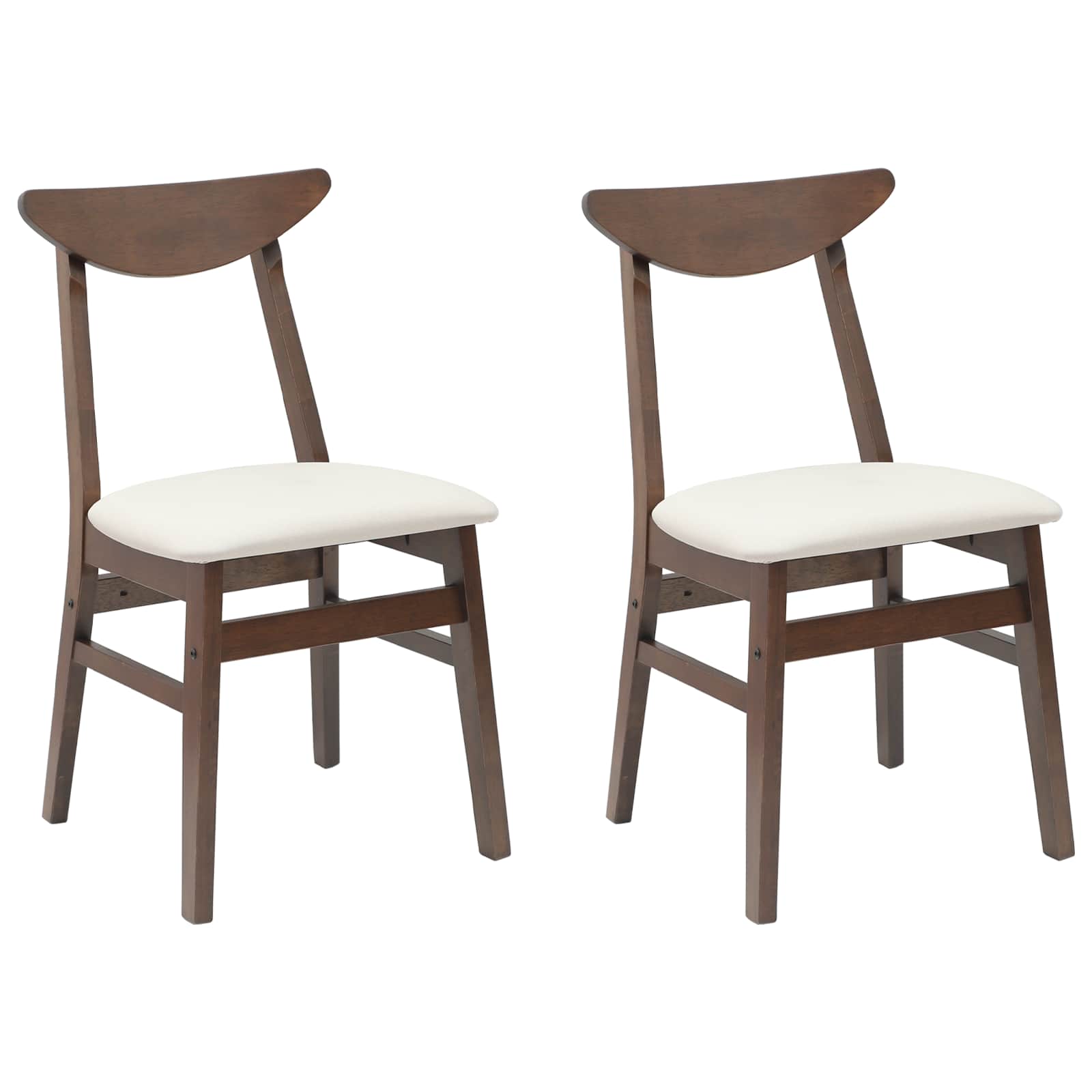 Esszimmerstühle 2 pcs Hellbraun 42 x 47.5 x 81 cm