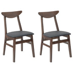 Esszimmerstühle 2 pcs Hellbraun 42 x 47.5 x 81 cm