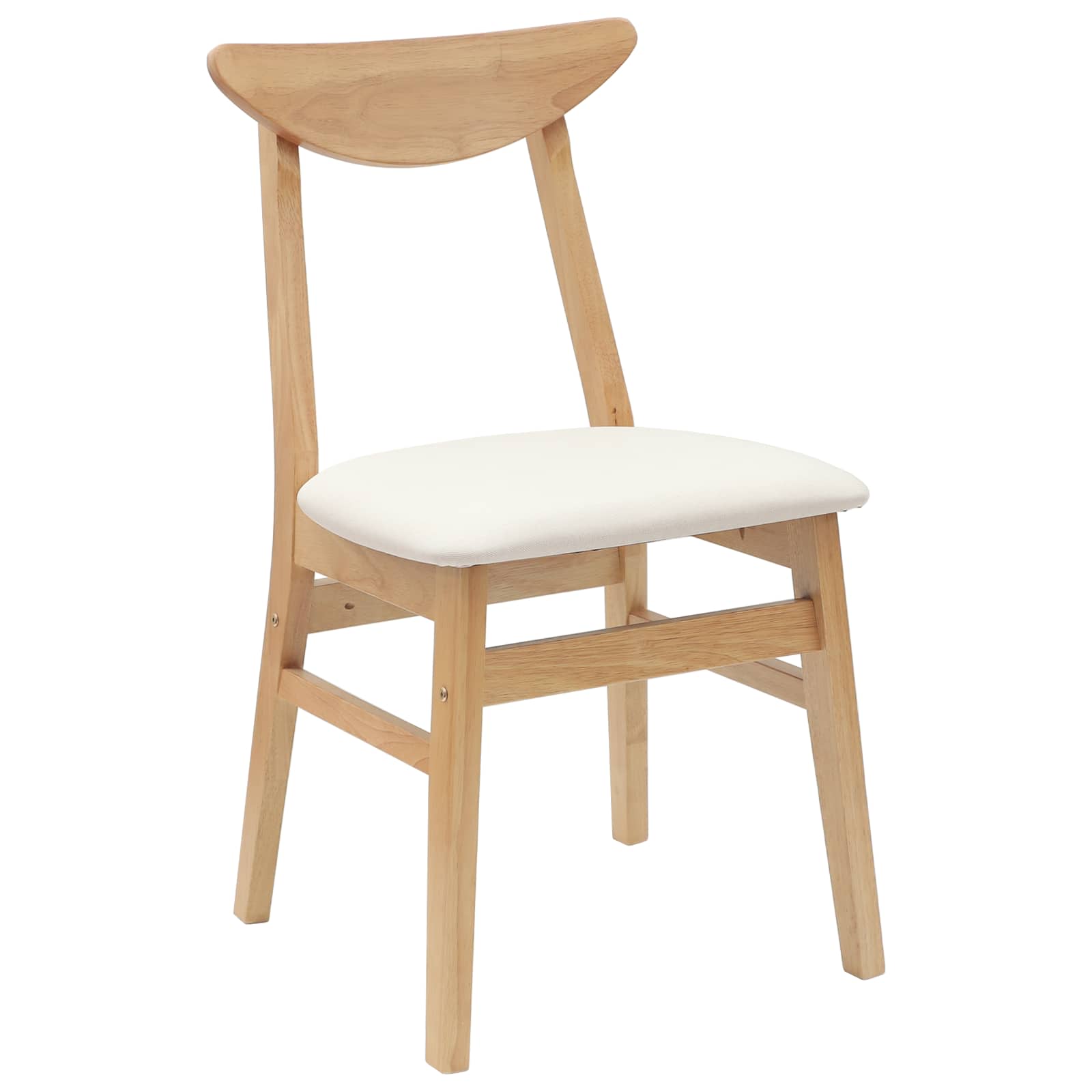 Esszimmerstühle 2 pcs Natur 42 x 47.5 x 81 cm